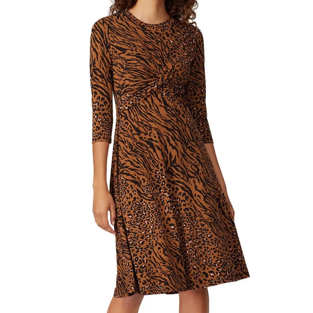 DONNA MORGAN Animal Print Dress 6